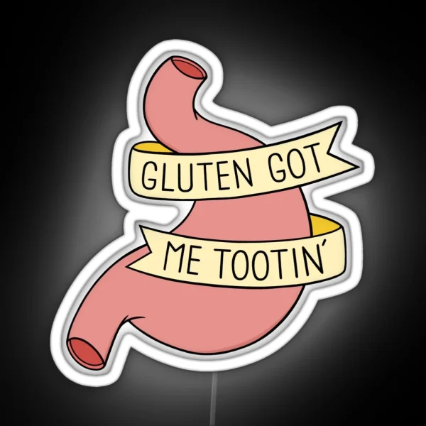 Gluten Allergy RGB Neon Sign