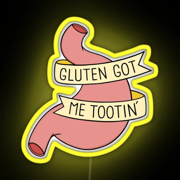 Gluten Allergy RGB Neon Sign