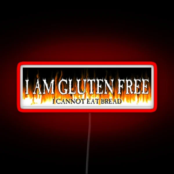 Gluten Free Bumper Led RGB Neon Sign
