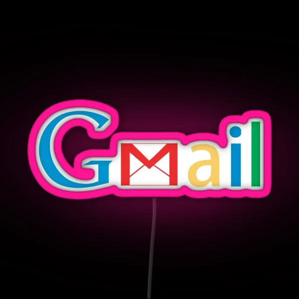 Gmail Logo Google Email Logo RGB Neon Sign