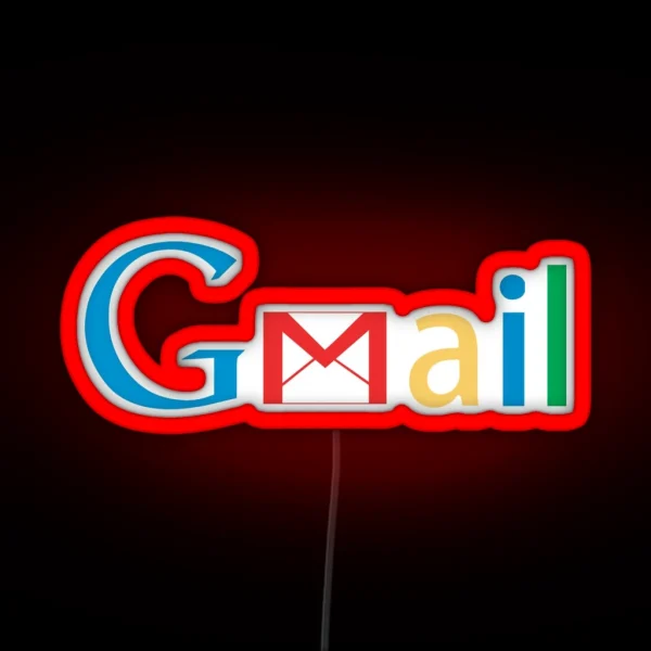 Gmail Logo Google Email Logo RGB Neon Sign