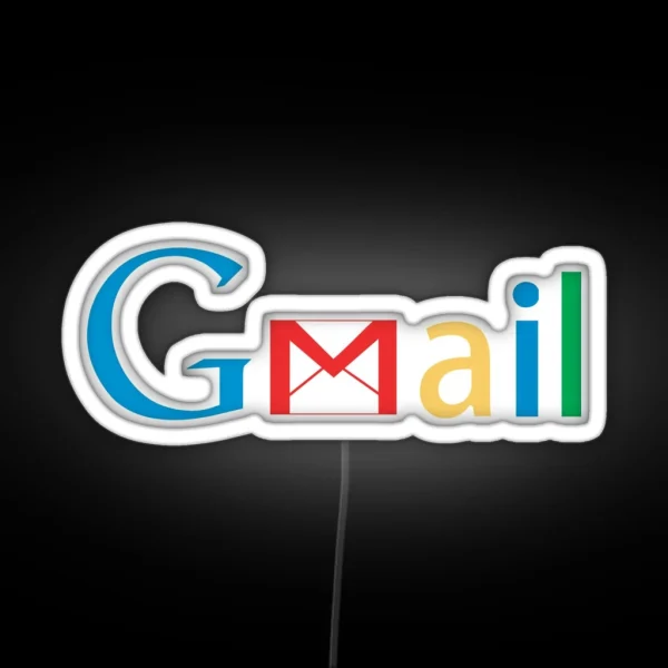 Gmail Logo Google Email Logo RGB Neon Sign