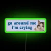 Laughter is Medicine Comfy Funny Cat Neon Sign Home Decor