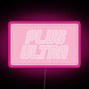 Go Beyond Millennial Pink RGB Neon Sign