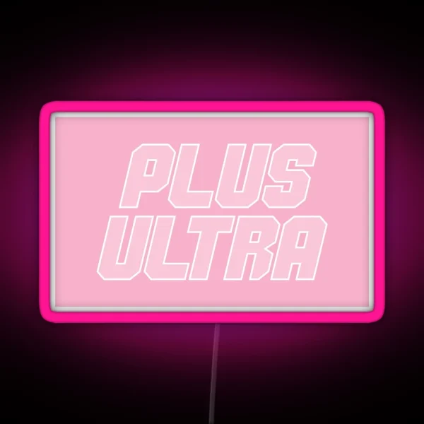 Go Beyond Millennial Pink RGB Neon Sign