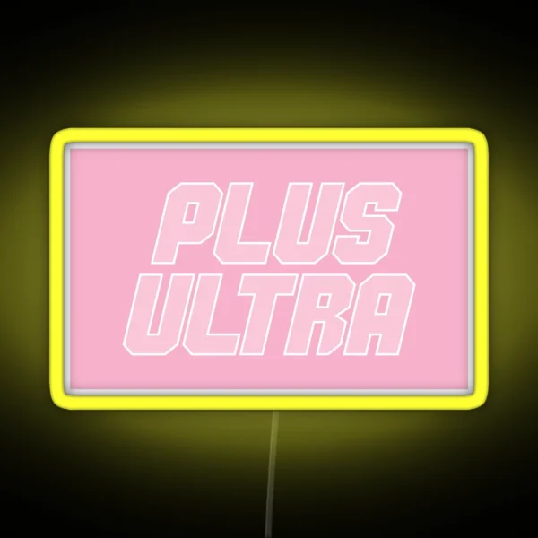 Go Beyond Millennial Pink RGB Neon Sign