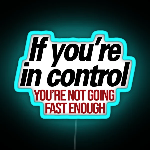 Go Faster RGB Neon Sign