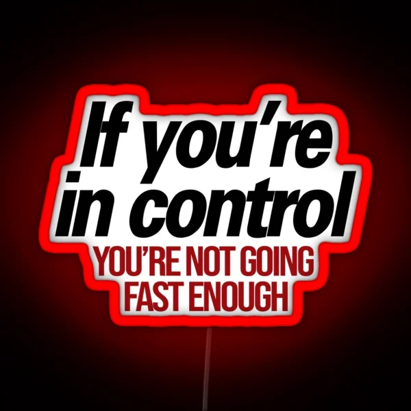 Go Faster RGB Neon Sign