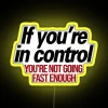 High-Intensity Go Faster LED Neon Sign with Bright Colorful Illumination Effect
