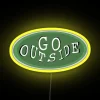 RGB Outdoor Decorative LED Sign with Green Nature Theme Display