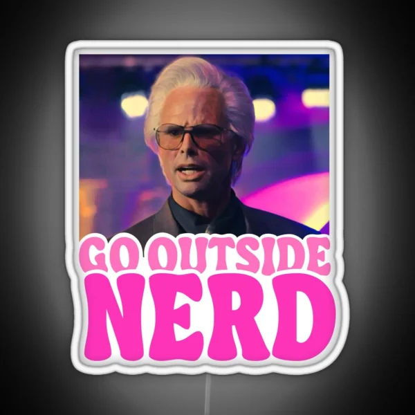 Go Outside Nerd Baby Billy Freeman RGB Neon Sign