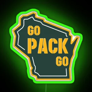 Go Pack RGB Neon Sign