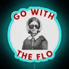 Vibrant Go With The Flow inspirational motivational neon bar decor light