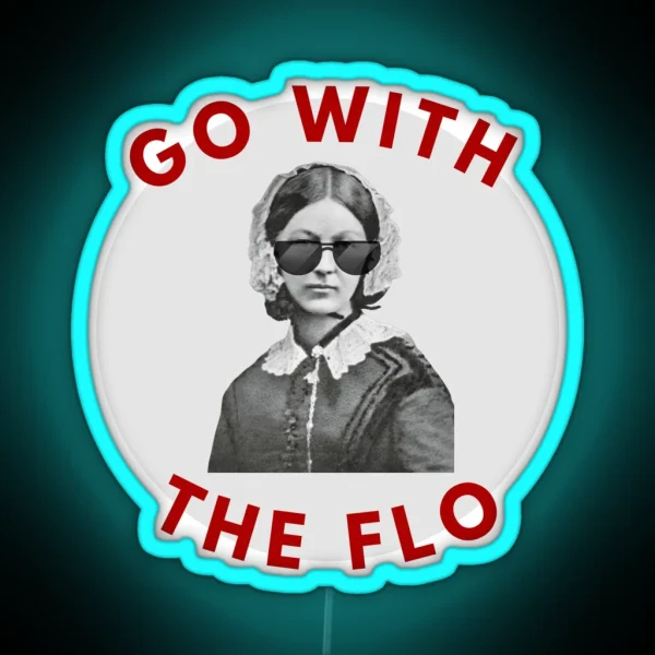 Go With The Flo RGB Neon Sign