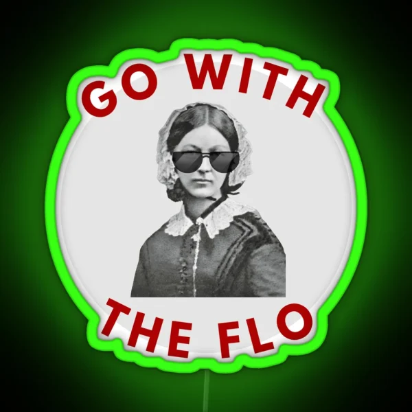 Go With The Flo RGB Neon Sign
