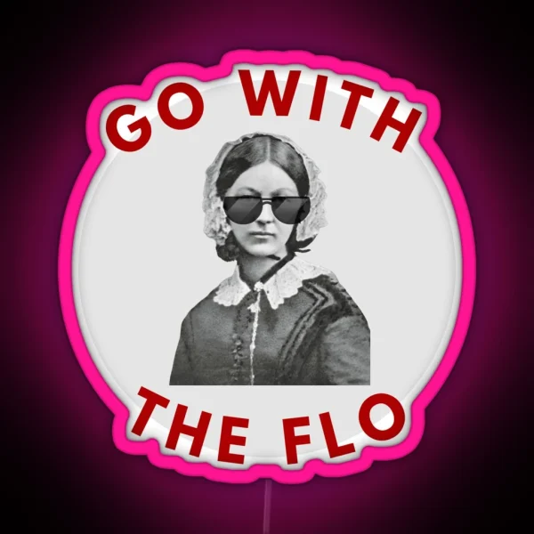 Go With The Flo RGB Neon Sign