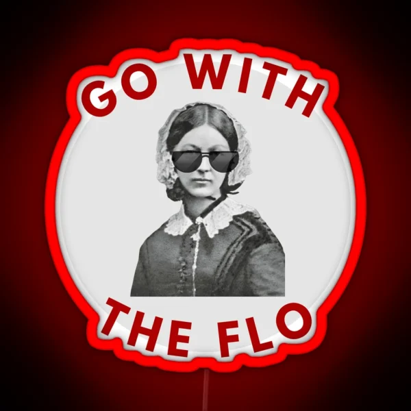 Go With The Flo RGB Neon Sign