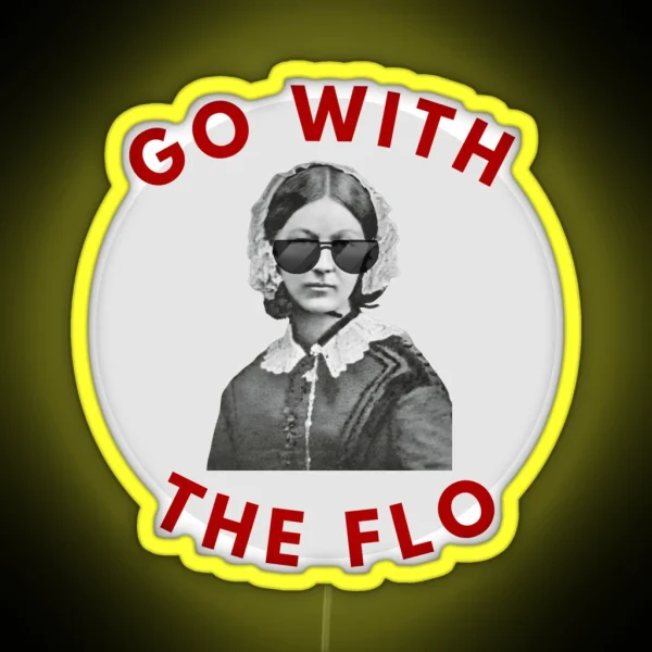 Go With The Flo RGB Neon Sign