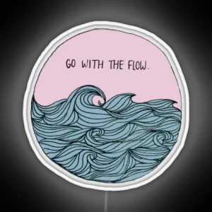 Go With The Flow RGB Neon Sign