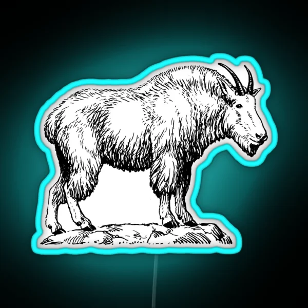 Goat RGB Neon Sign
