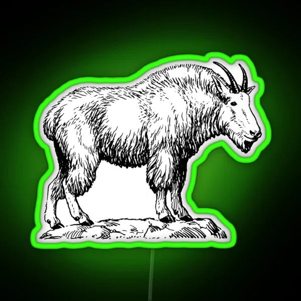 Goat RGB Neon Sign