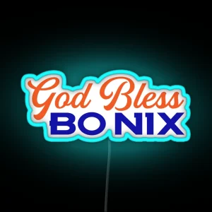 God Bless Bo Nix RGB Neon Sign