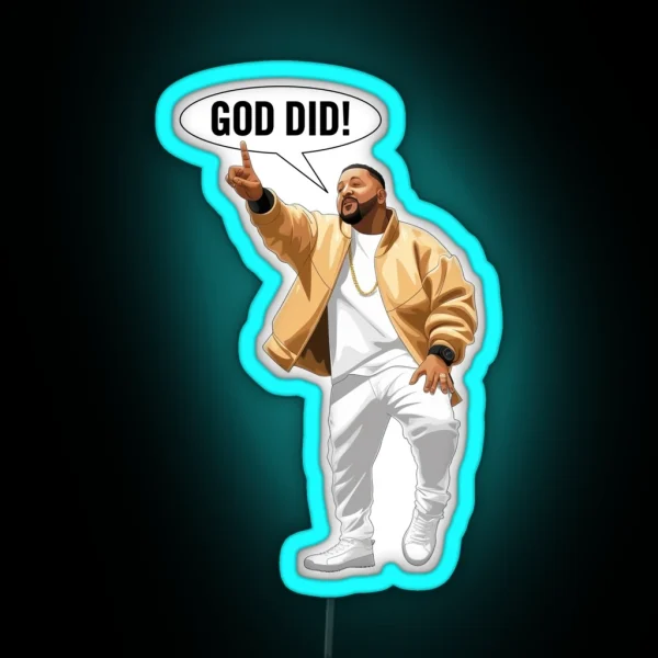 God Did RGB Neon Sign