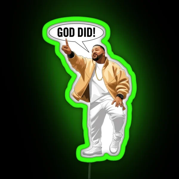 God Did RGB Neon Sign