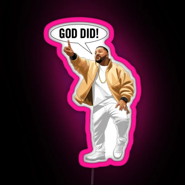 God Did RGB Neon Sign
