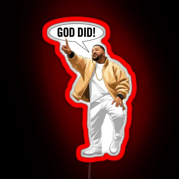 God Did RGB Neon Sign