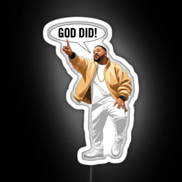 God Did RGB Neon Sign