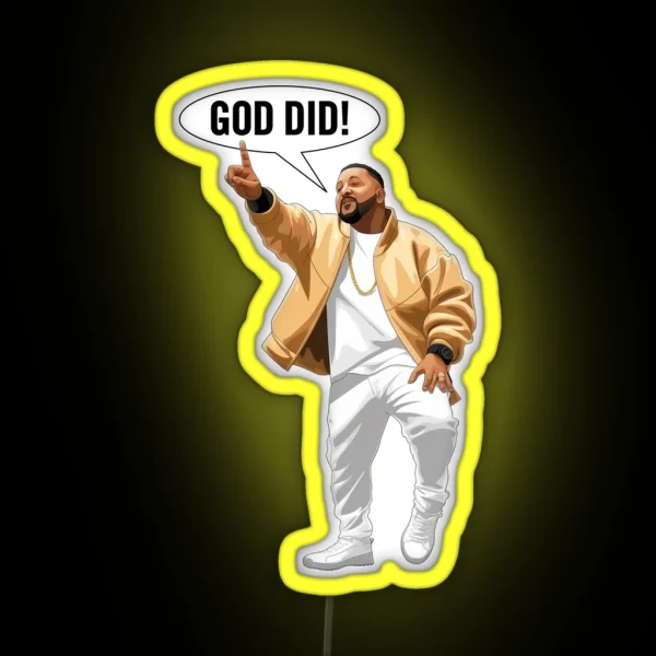 God Did RGB Neon Sign