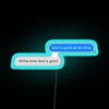 Neon Wall Sign with Inspirational Faith Quote God is Always Good