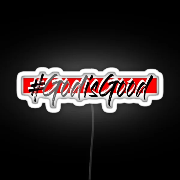 God Is Good Christian Christianity For Men Women Kid RGB Neon Sign