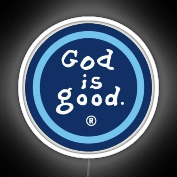 God Is Good Design RGB Neon Sign