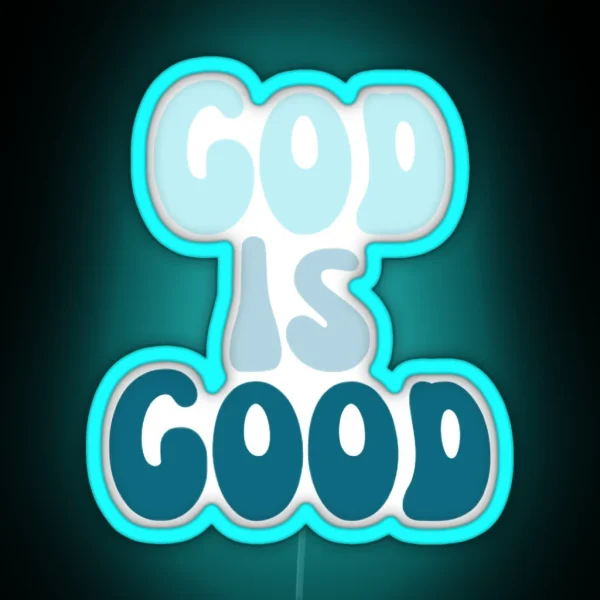 God Is Good Led Phone Case Ect RGB Neon Sign