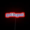 Faithful Inspiration: Vibrant Neon Sign Declares God's Love and Goodness Always