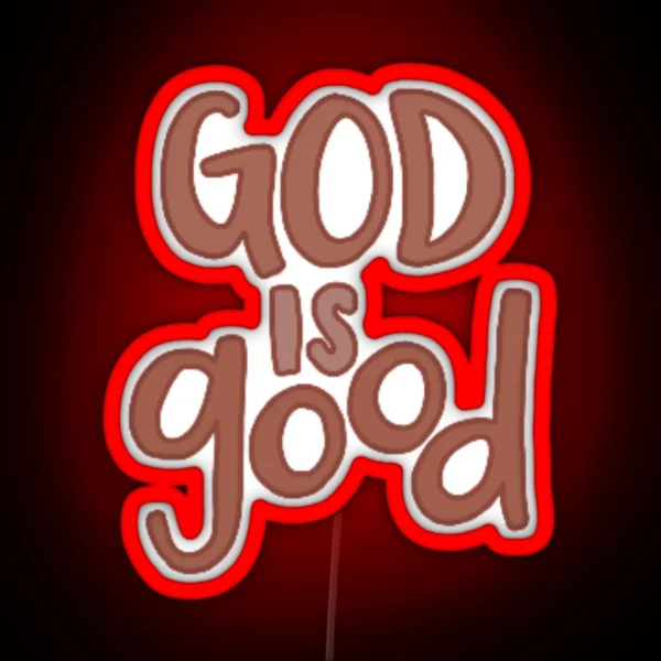 God Is Good Led RGB Neon Sign