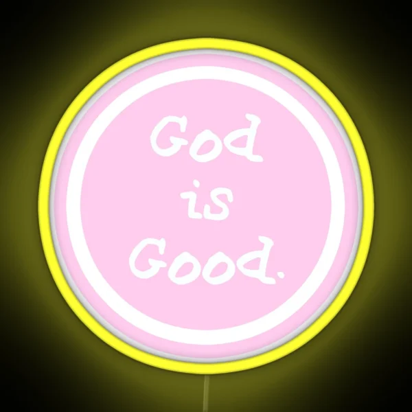 God Is Good Life Is Good RGB Neon Sign