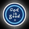 RGB Neon Sign with Faithful 'God is Good' Home Decoration Statement