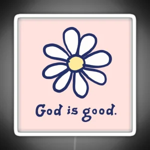 God Is Good Pink Led RGB Neon Sign
