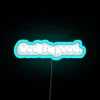 Vibrant 'God is Good' LED neon sign for church decor inspiration