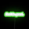 Eye-catching LED god is good inspirational neon wall decor light