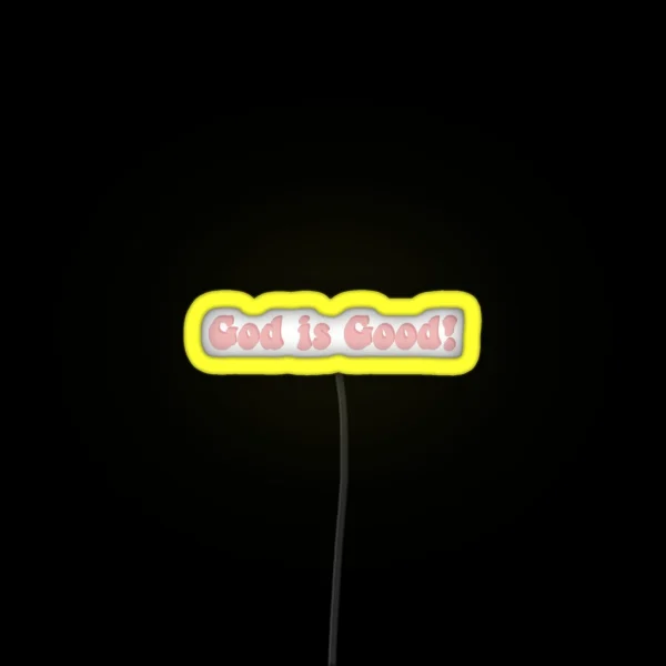 God Is Good RGB Neon Sign