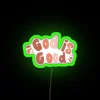 Decorate your space with faith and style, glowing neon lighting