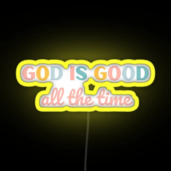 God Is Good RGB Neon Sign