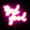 Vibrant Digital RGB LED Canvas Sign Featuring 'God is Good' Message