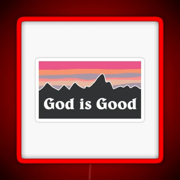 God Is Good RGB Neon Sign
