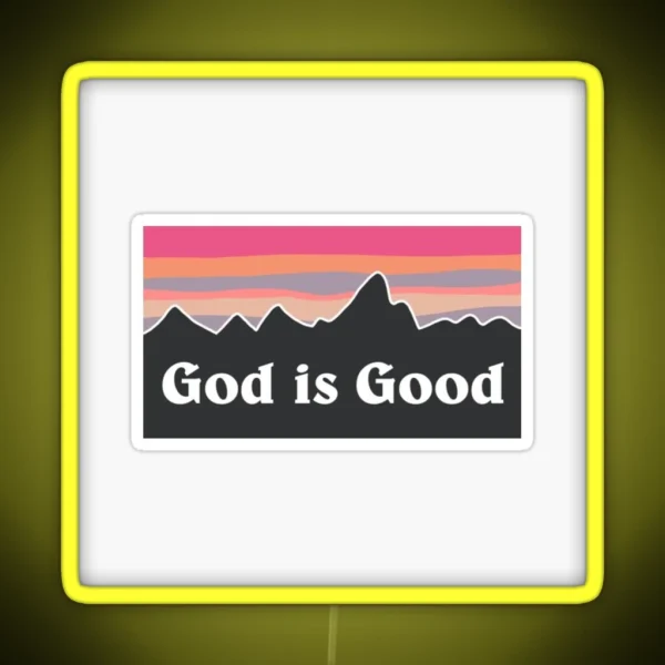 God Is Good RGB Neon Sign
