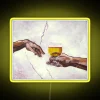 Colorful digital art display for your home or office space.